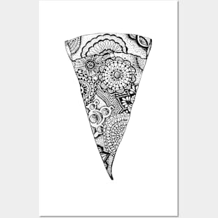 Pizza mandala Posters and Art